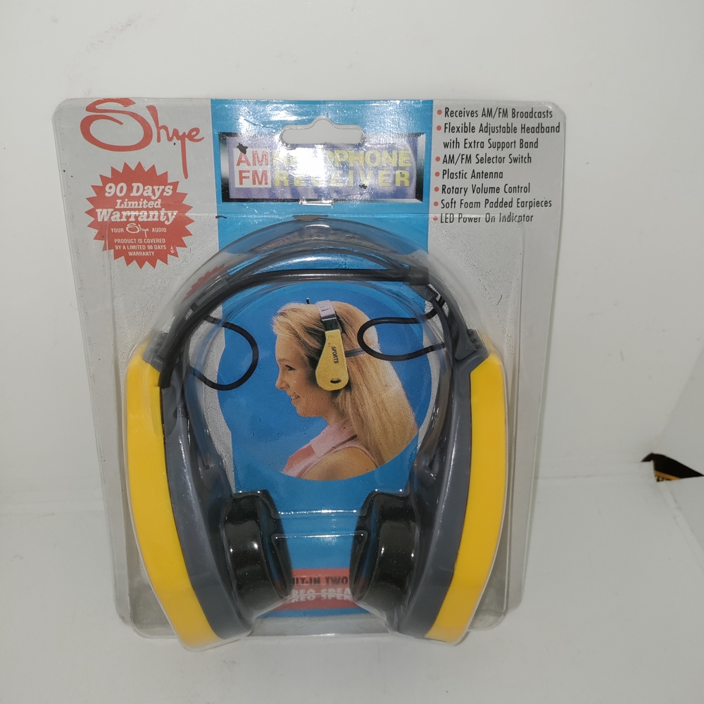 Shye AM/FM Head Phone Receiver Model No GT-001